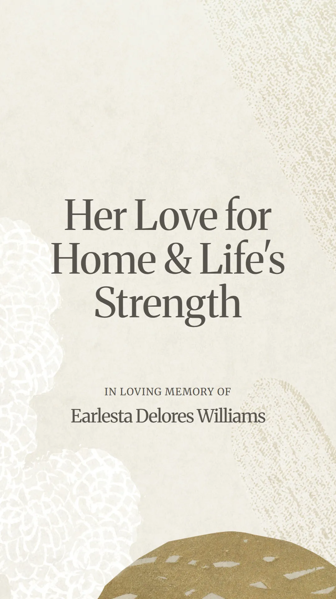 Her Love for Home and Life's Strength