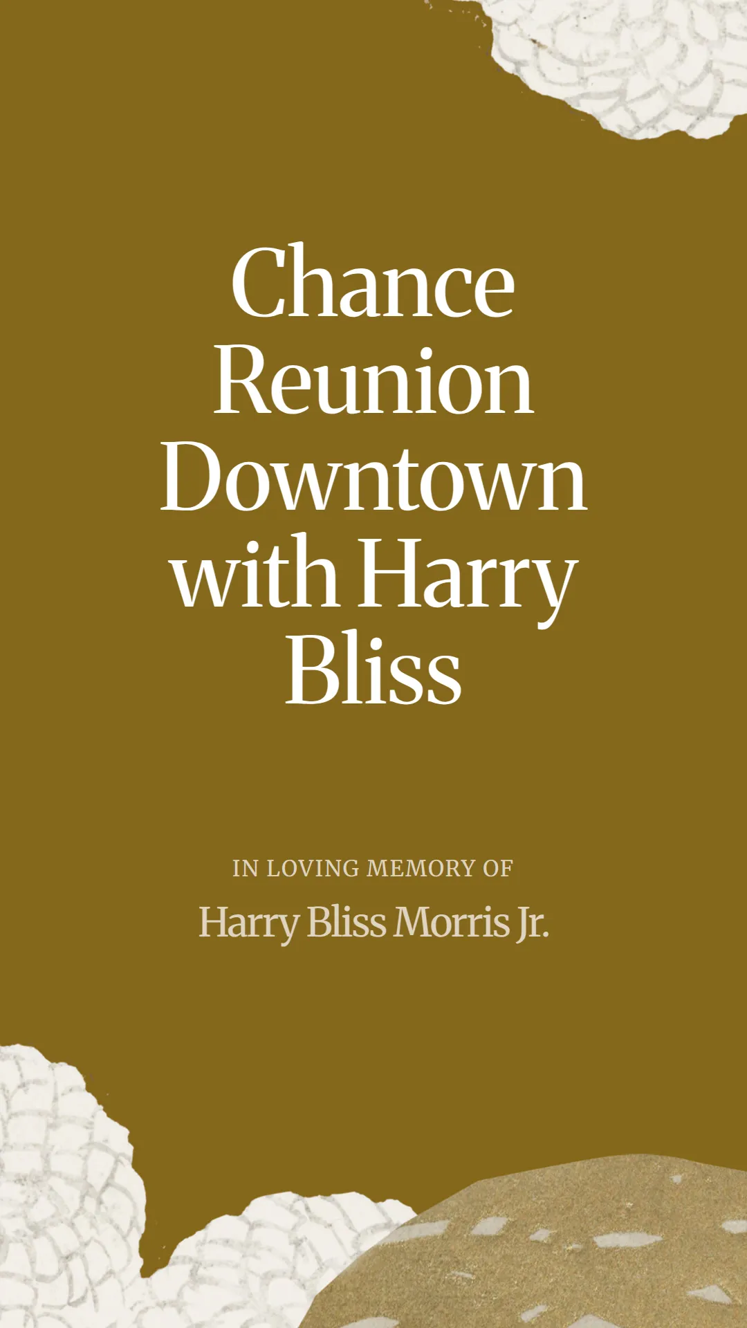 Chance Reunion Downtown with Harry Bliss