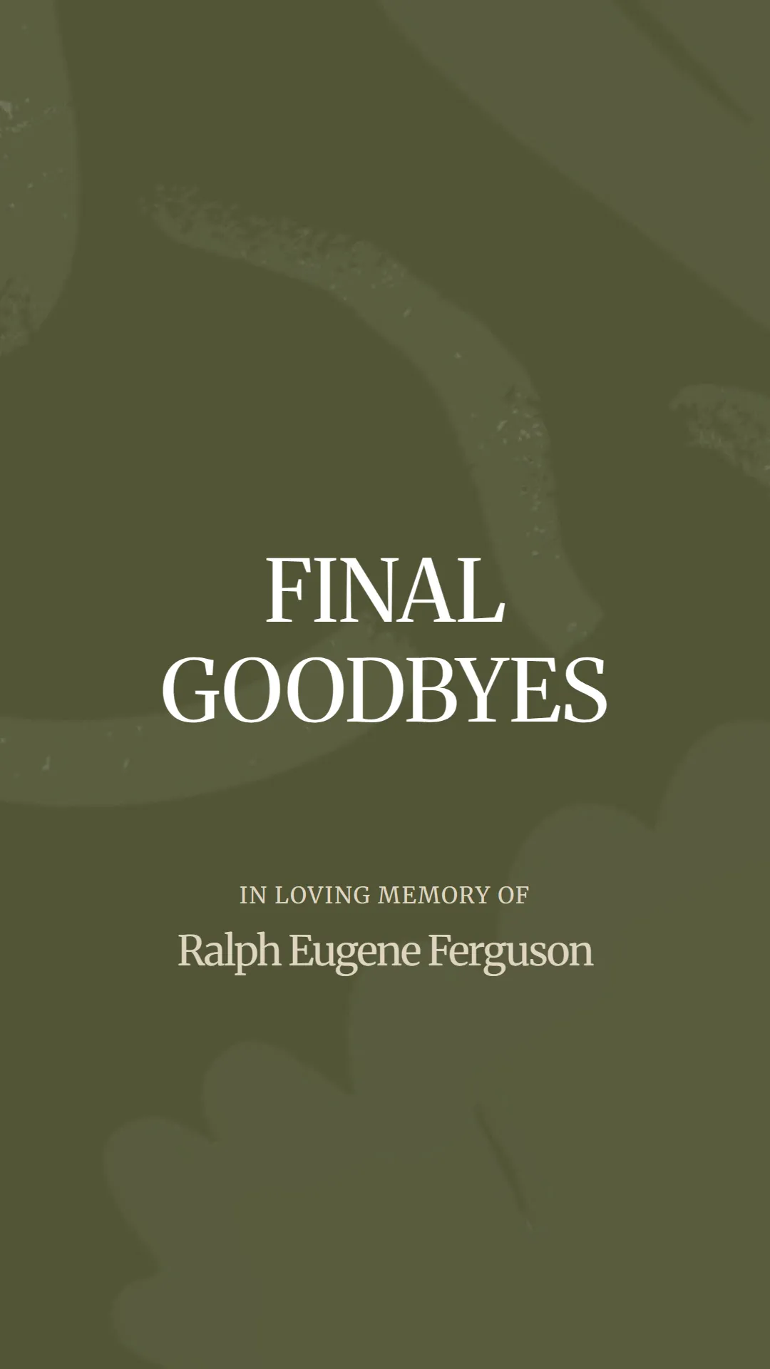 A Heartfelt Farewell to Ralph Ferguson