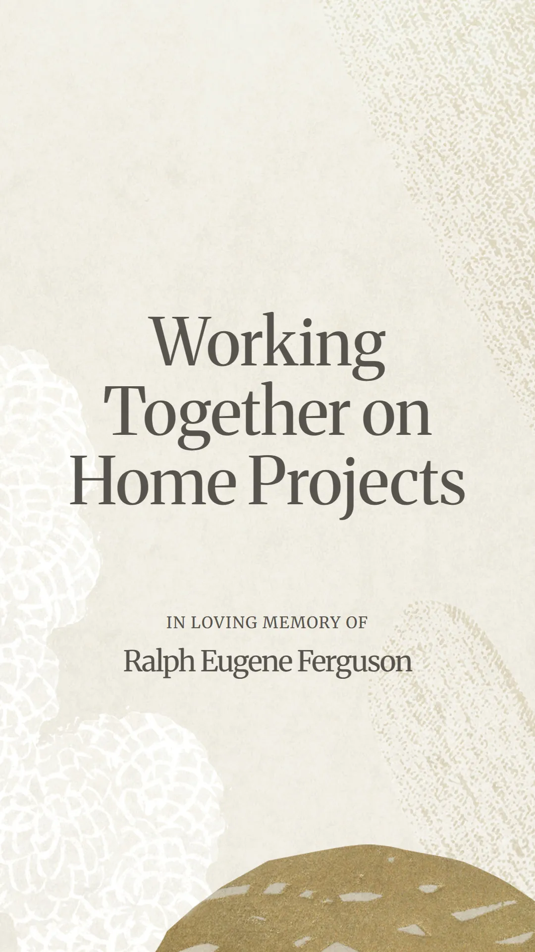 Working Together on Home Projects