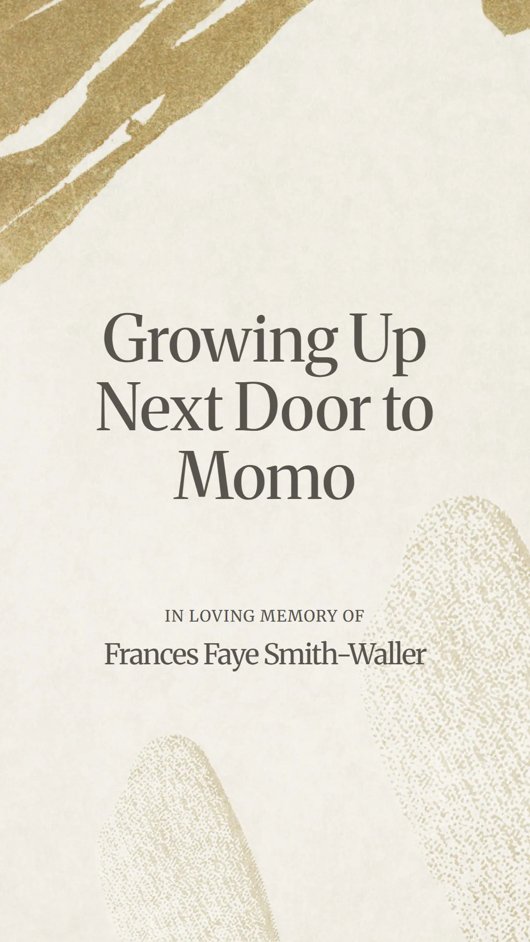Growing Up Next Door to Momo