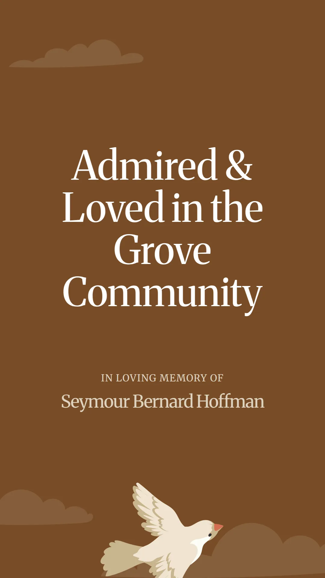 Admired and Loved in the Grove Community