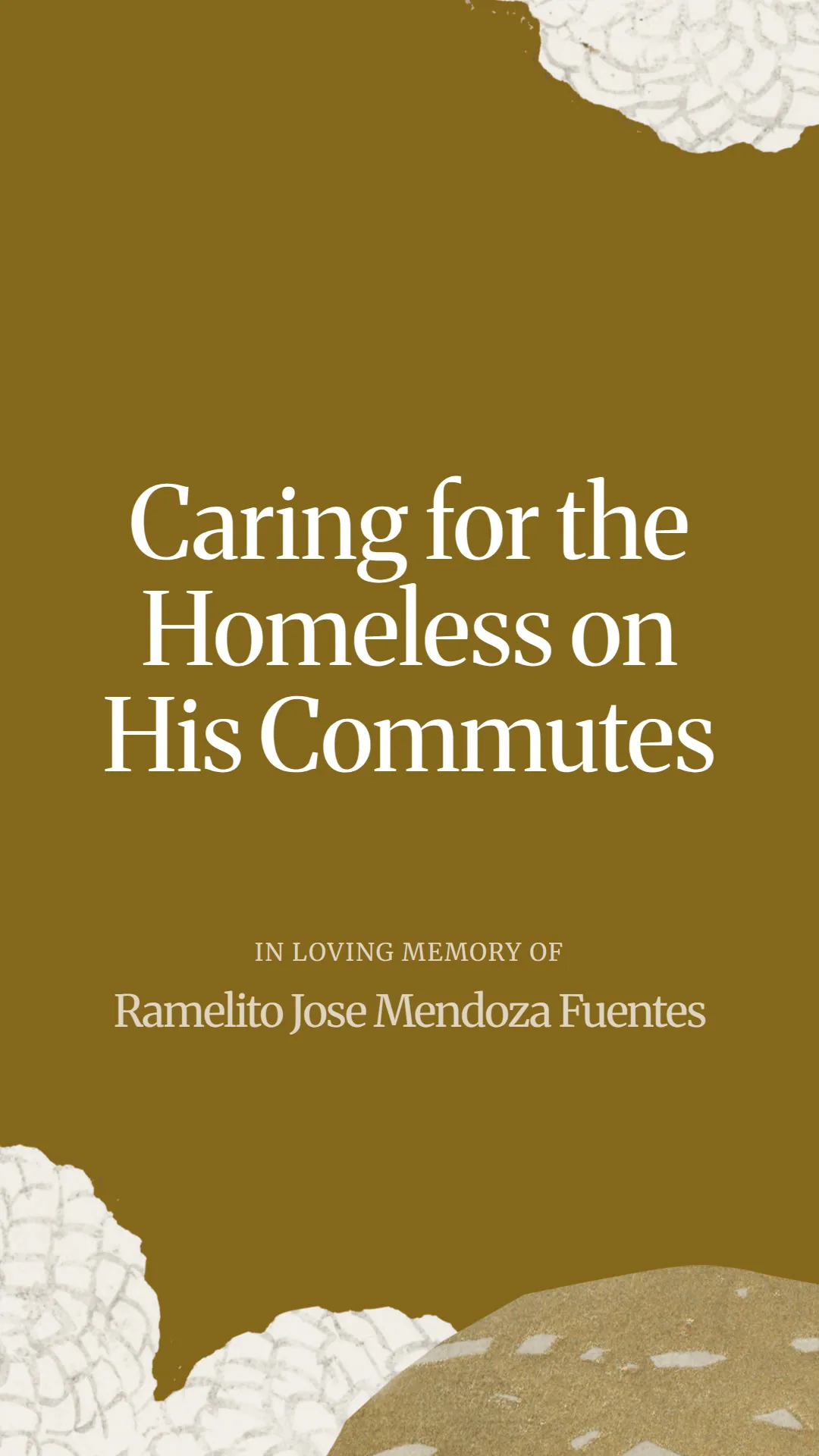 Caring for the Homeless on His Commutes