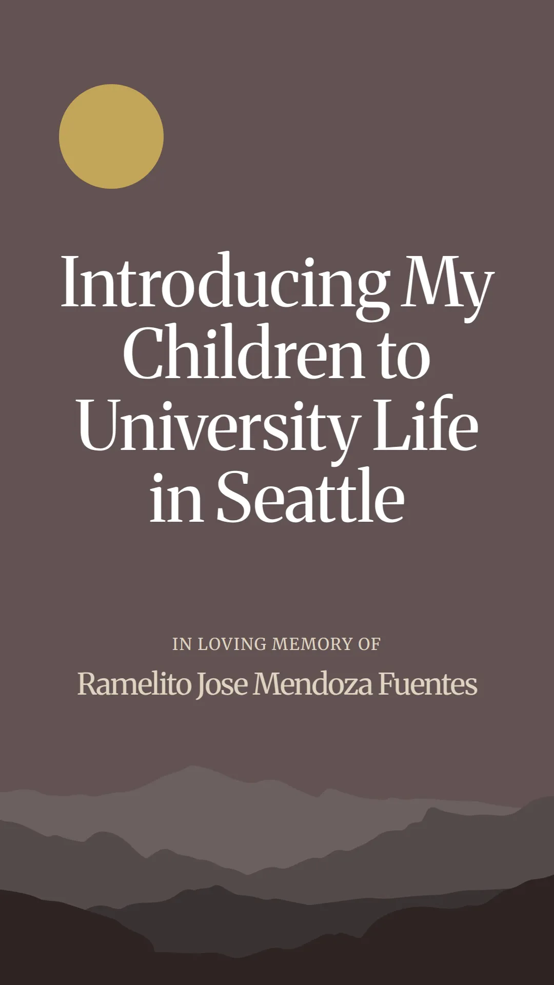 Introducing My Children to University Life in Seattle