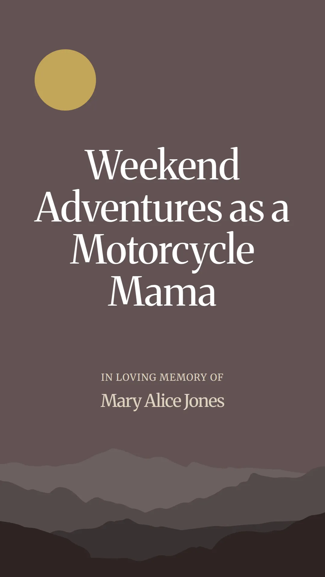 Weekend Adventures as a Motorcycle Mama