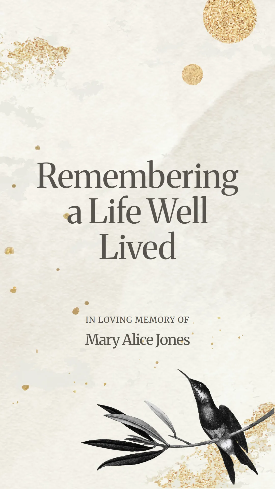 Remembering a Life Well Lived