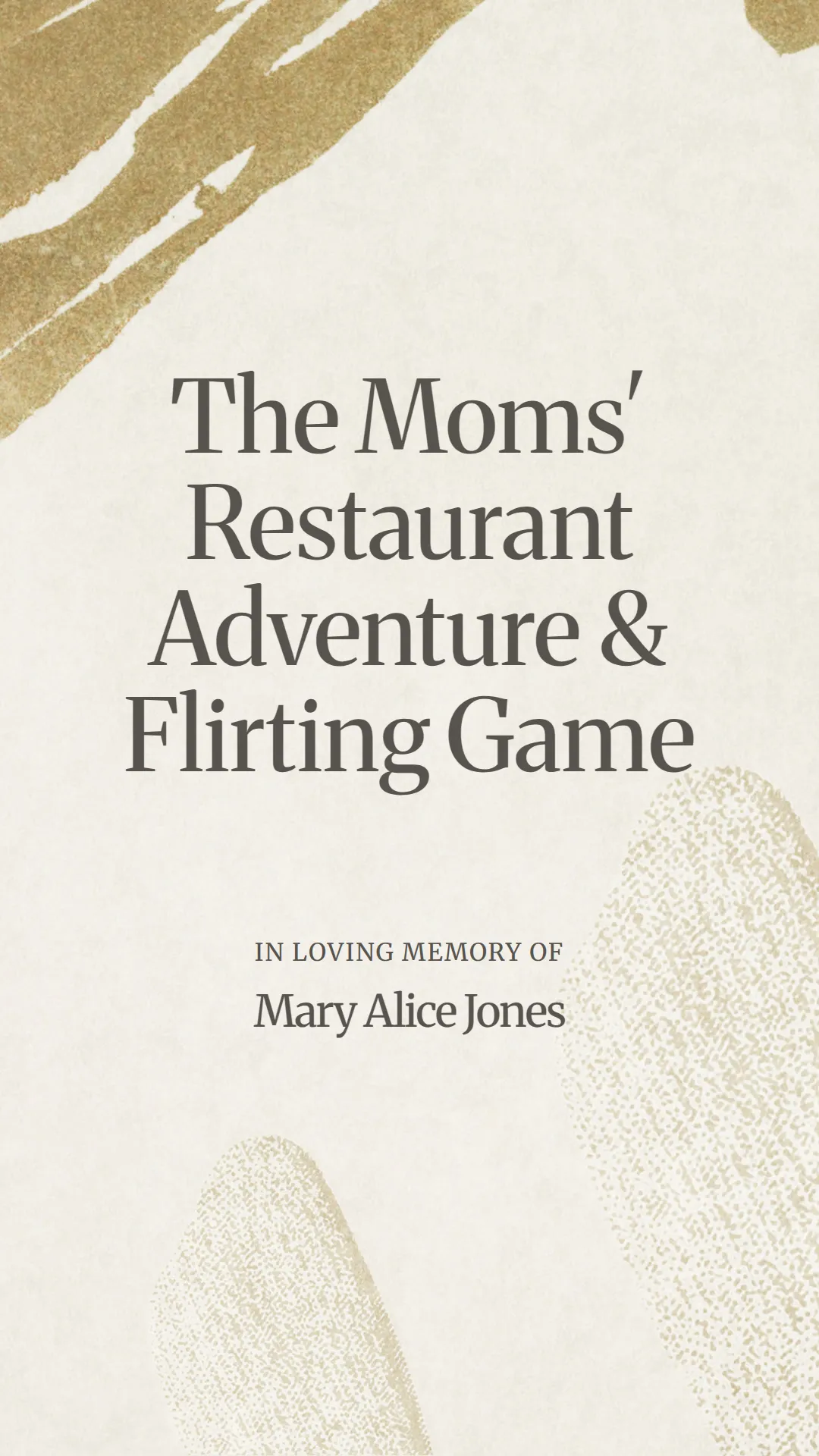 The Moms' Restaurant Adventure and Flirting Game