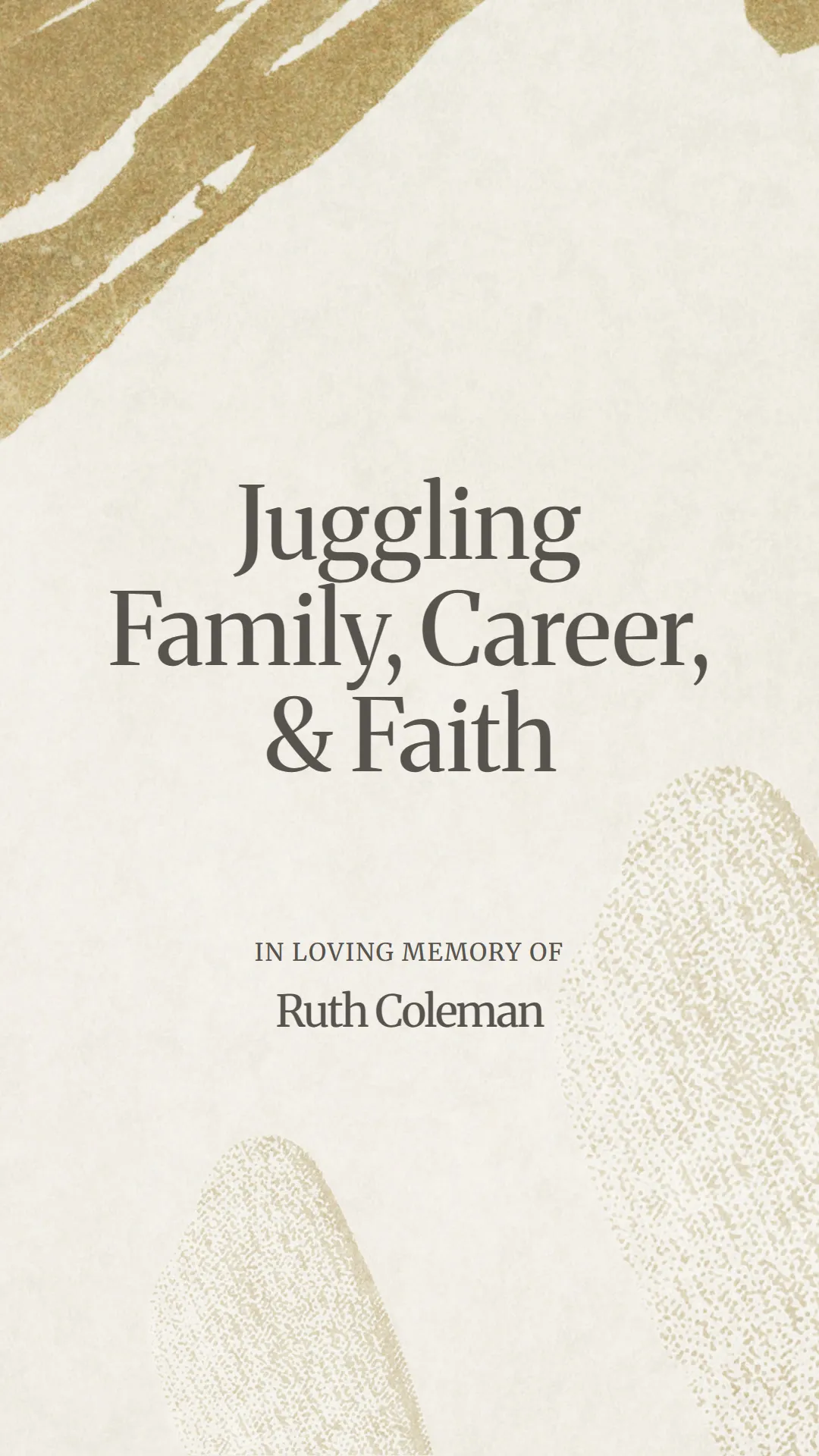 Juggling Family, Career, and Faith
