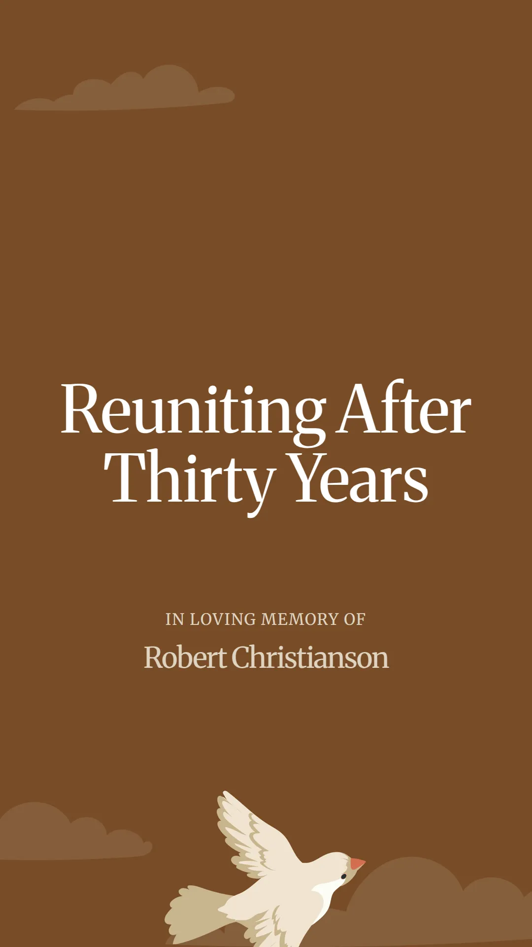 Reuniting After Thirty Years