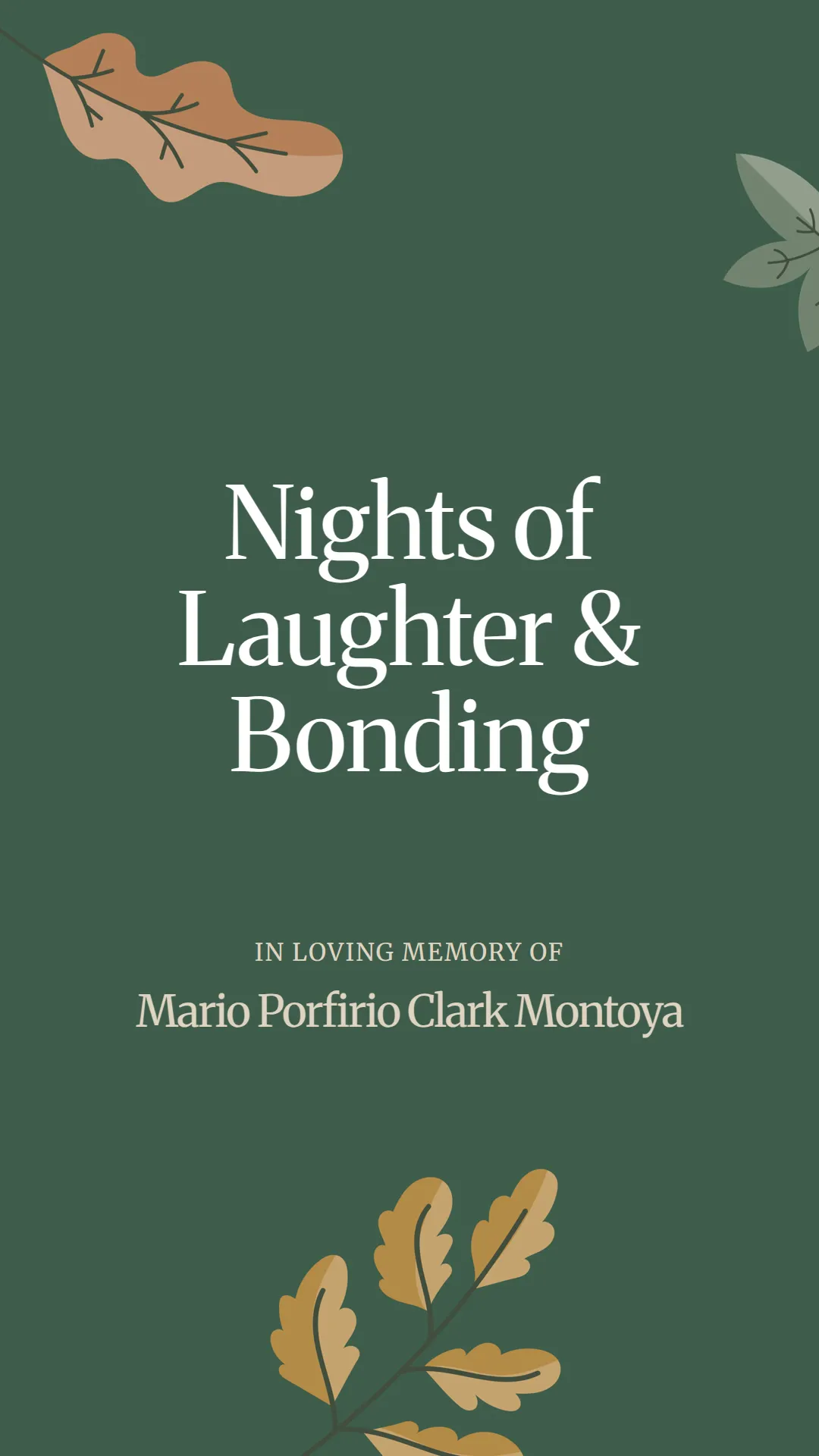Nights of Laughter and Bonding