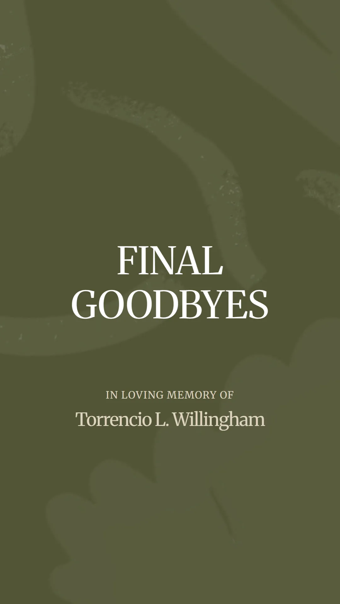 A Heartfelt Farewell to Torrencio L. Willingham