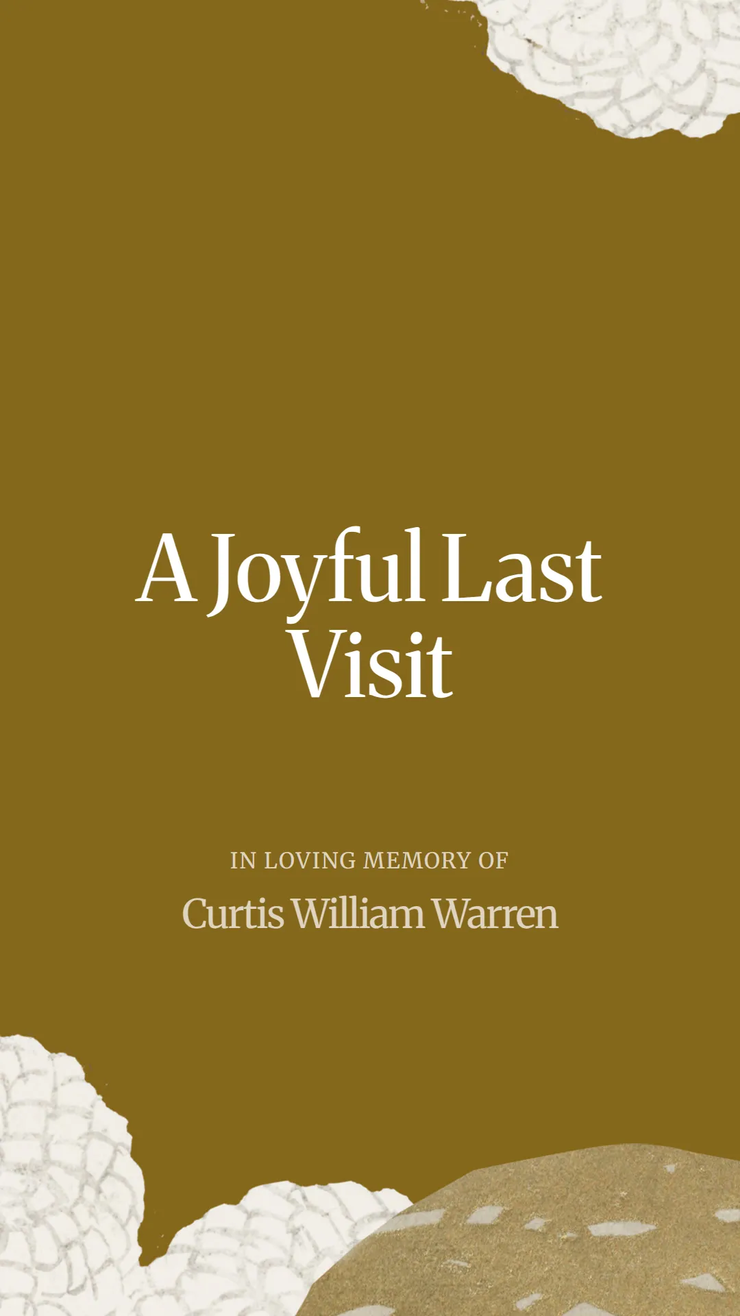 A Joyful Last Visit