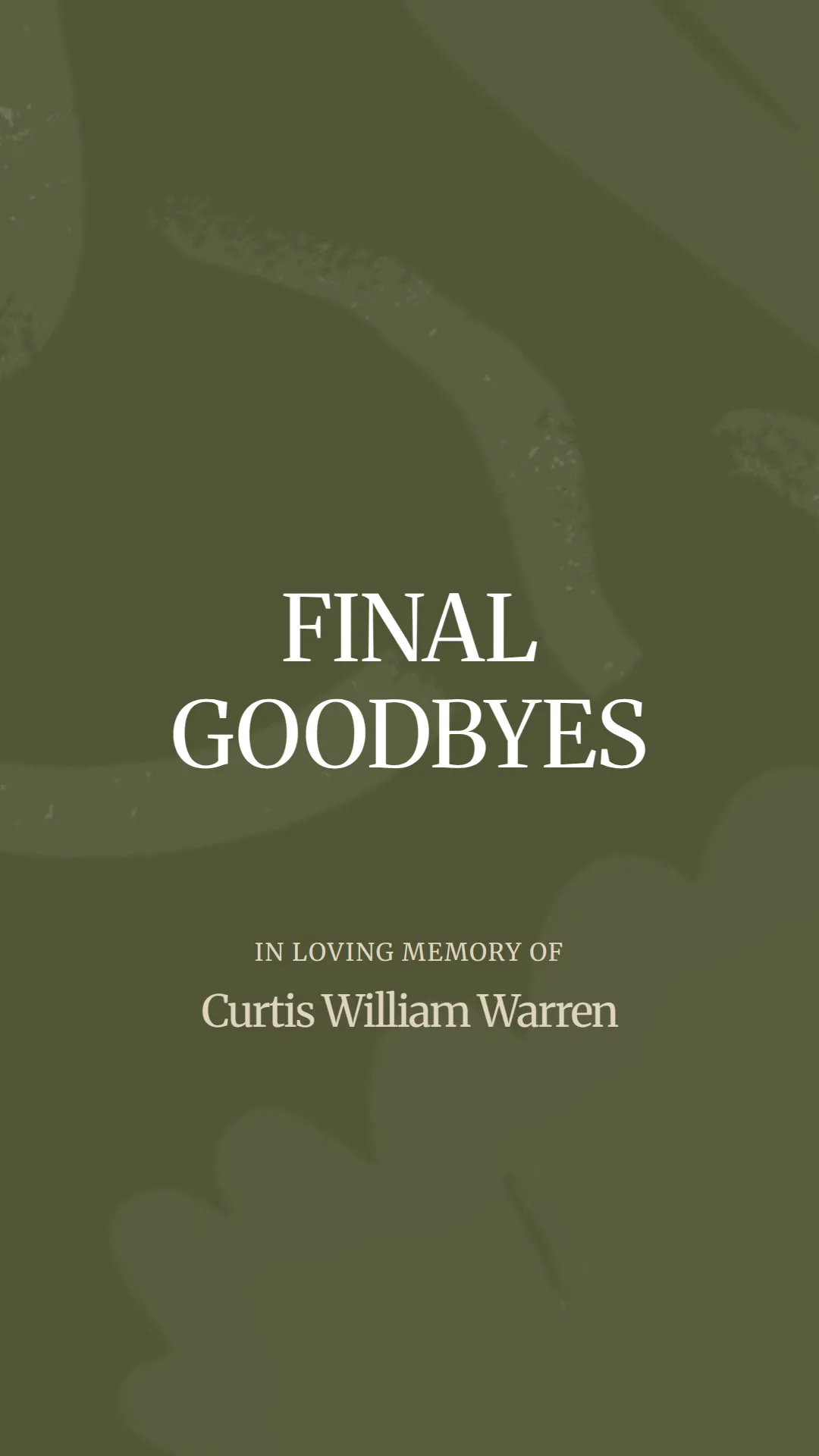 A Heartfelt Farewell to Curtis Warren