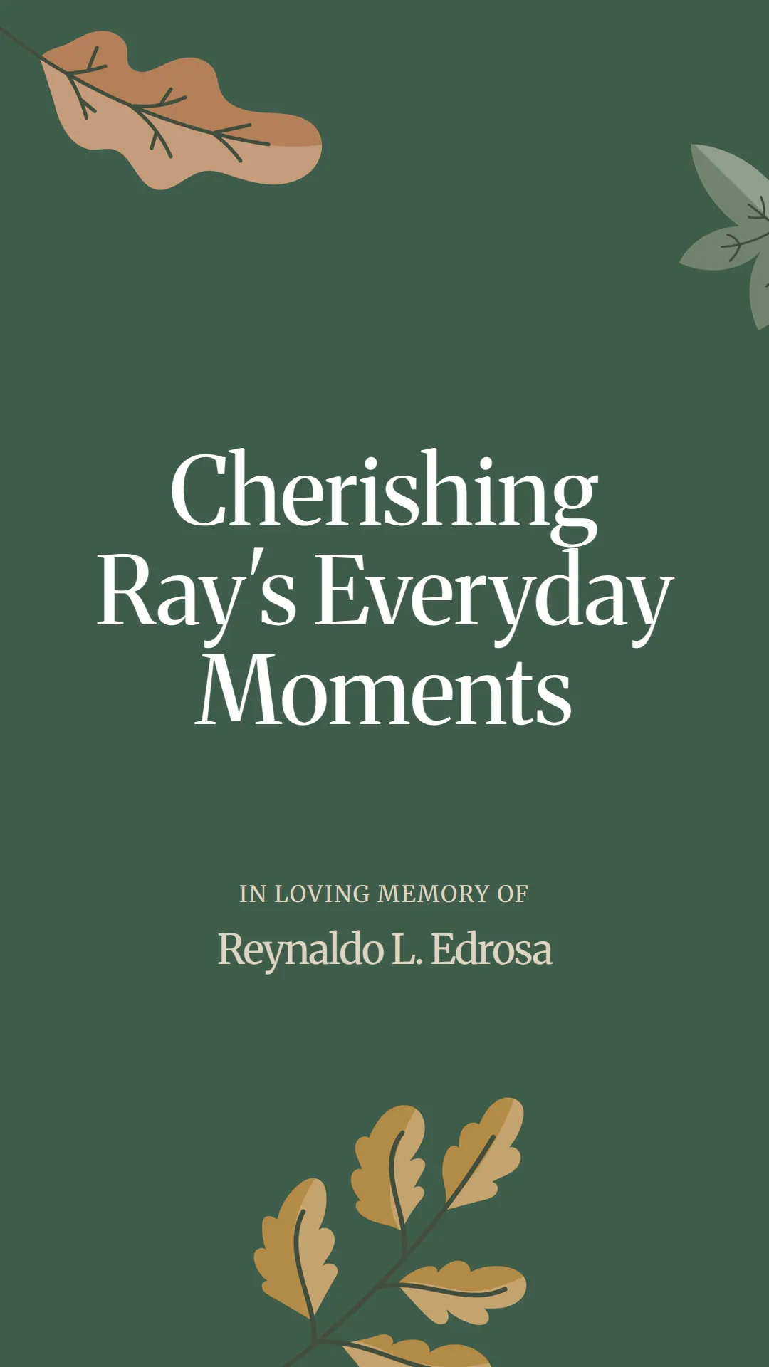 Cherishing Ray's Everyday Moments