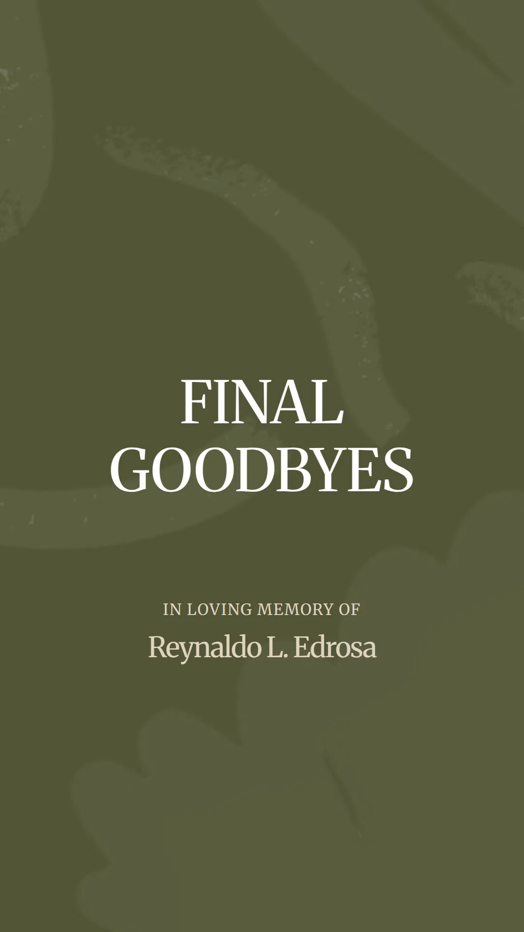 A Heartfelt Farewell to Reynaldo L. Edrosa