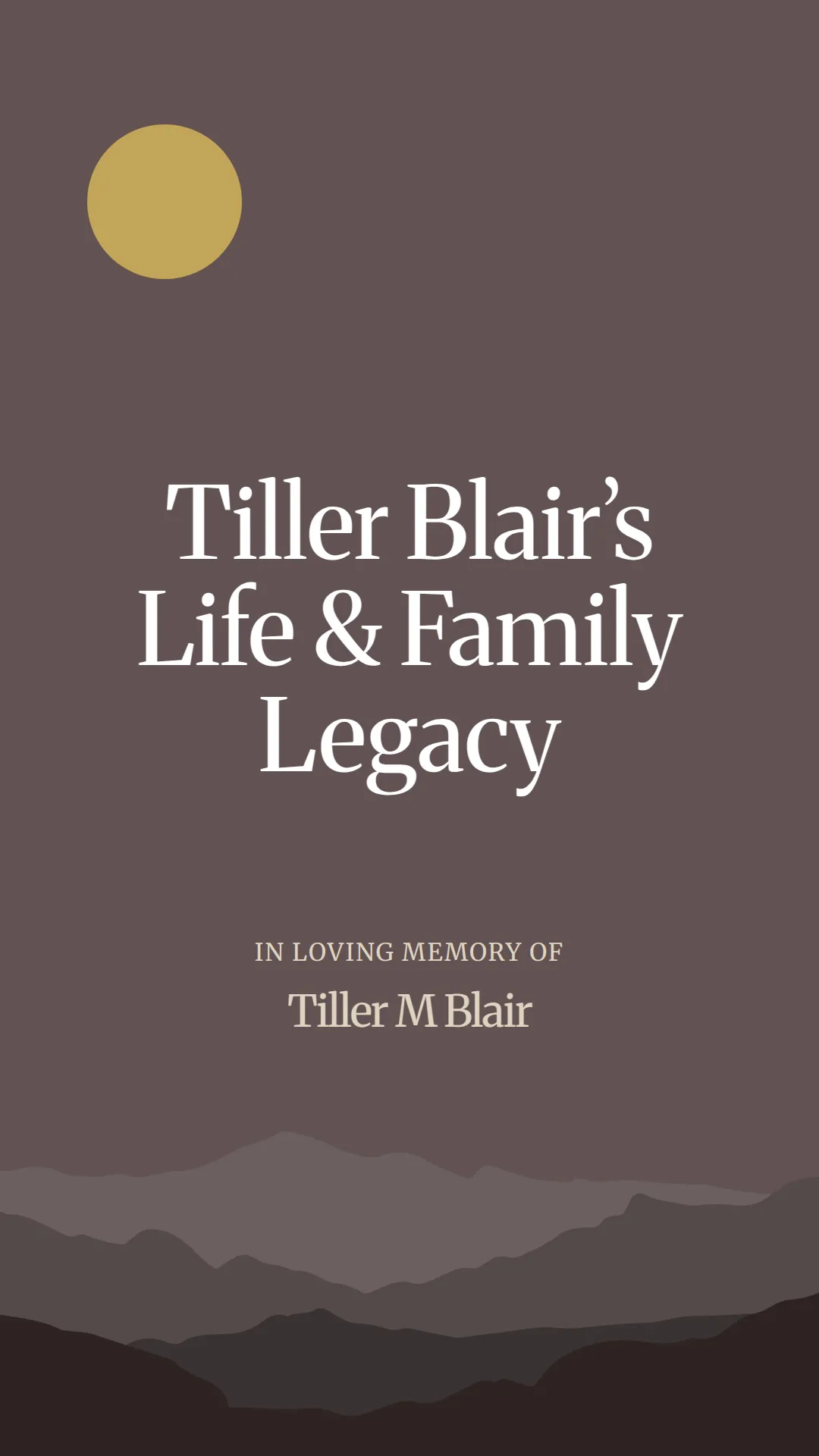 Tiller Blair’s Life and Family Legacy