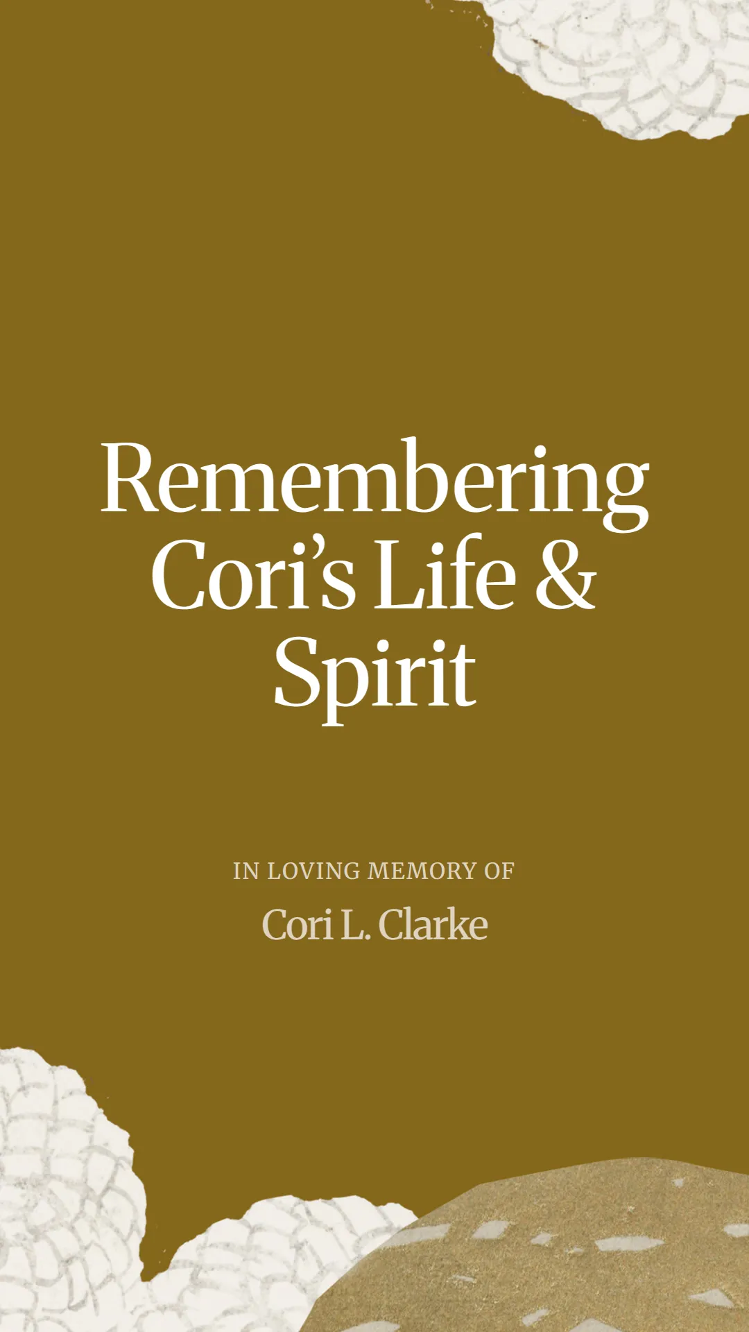 Remembering Cori’s Life and Spirit