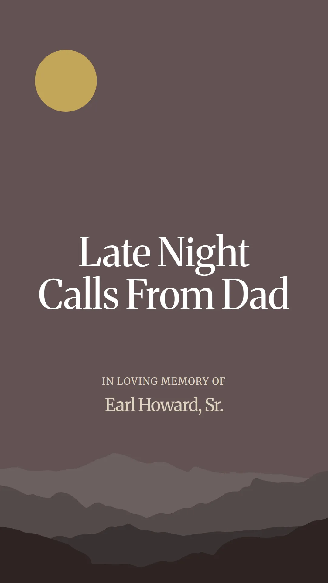 Late Night Calls From Dad