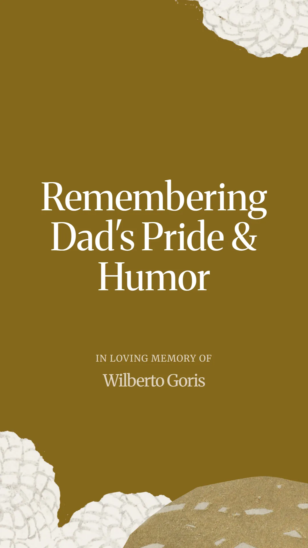 Remembering Dad's Pride and Humor
