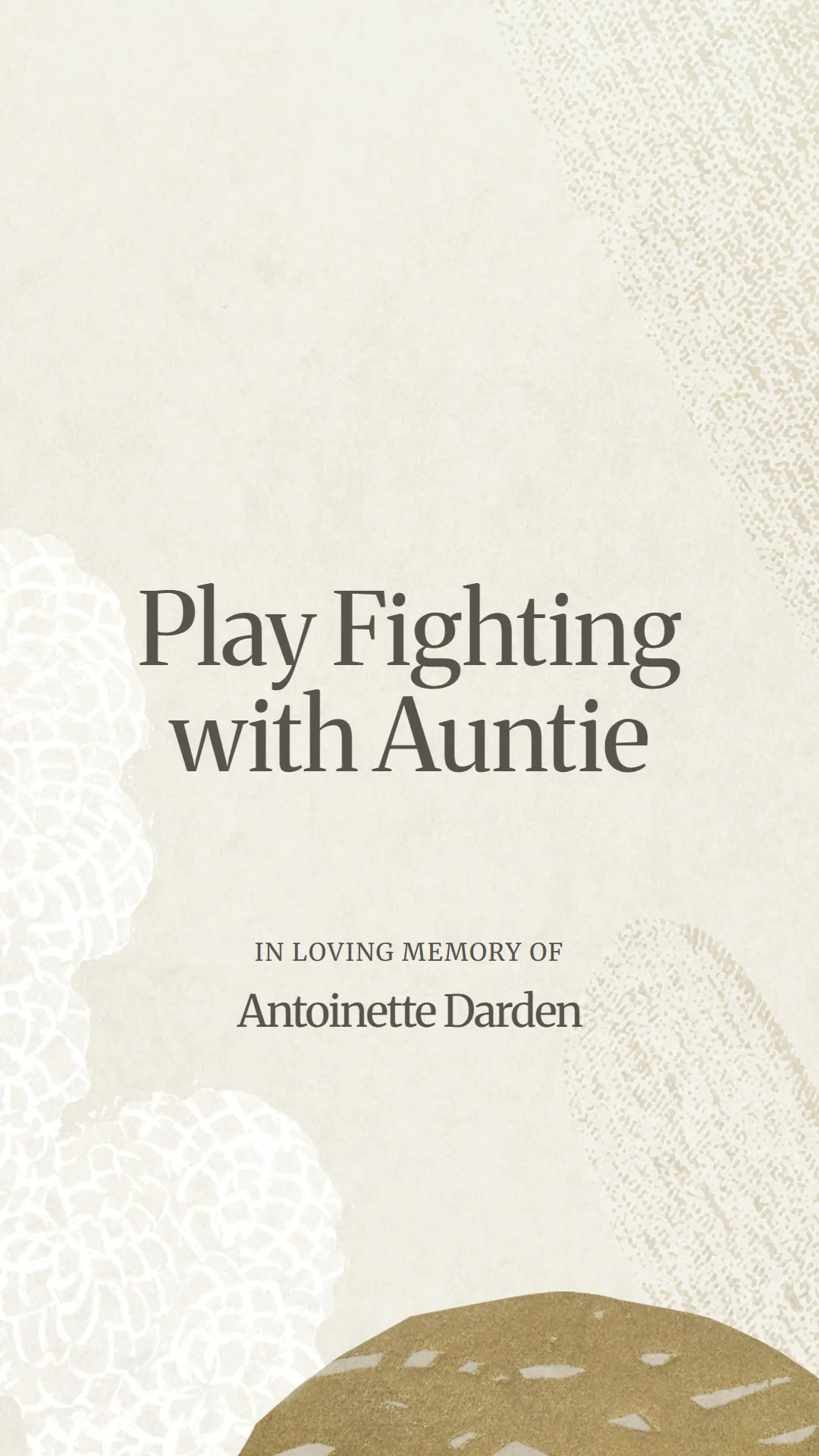 Play Fighting with Auntie