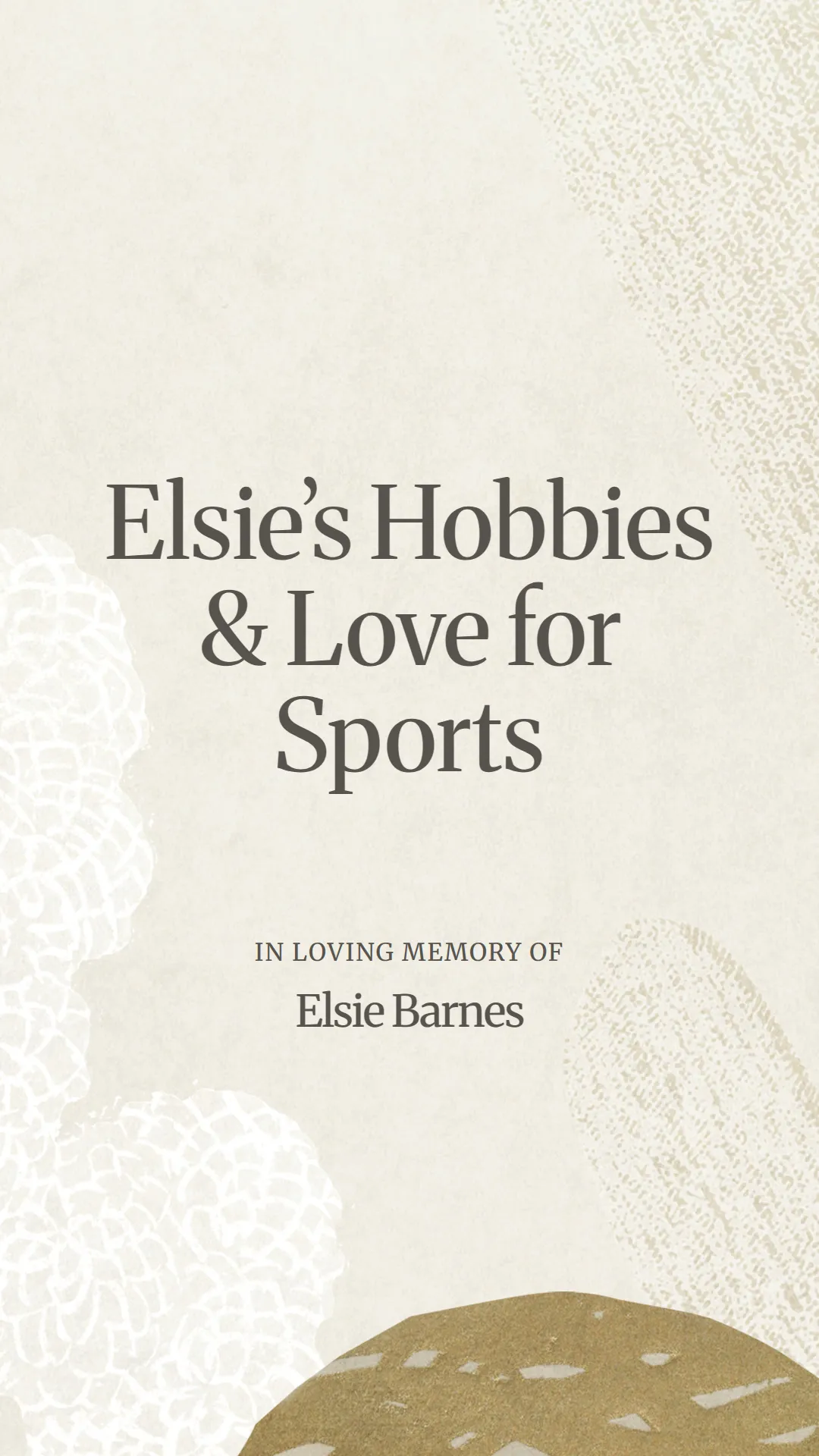 Elsie’s Hobbies and Love for Sports