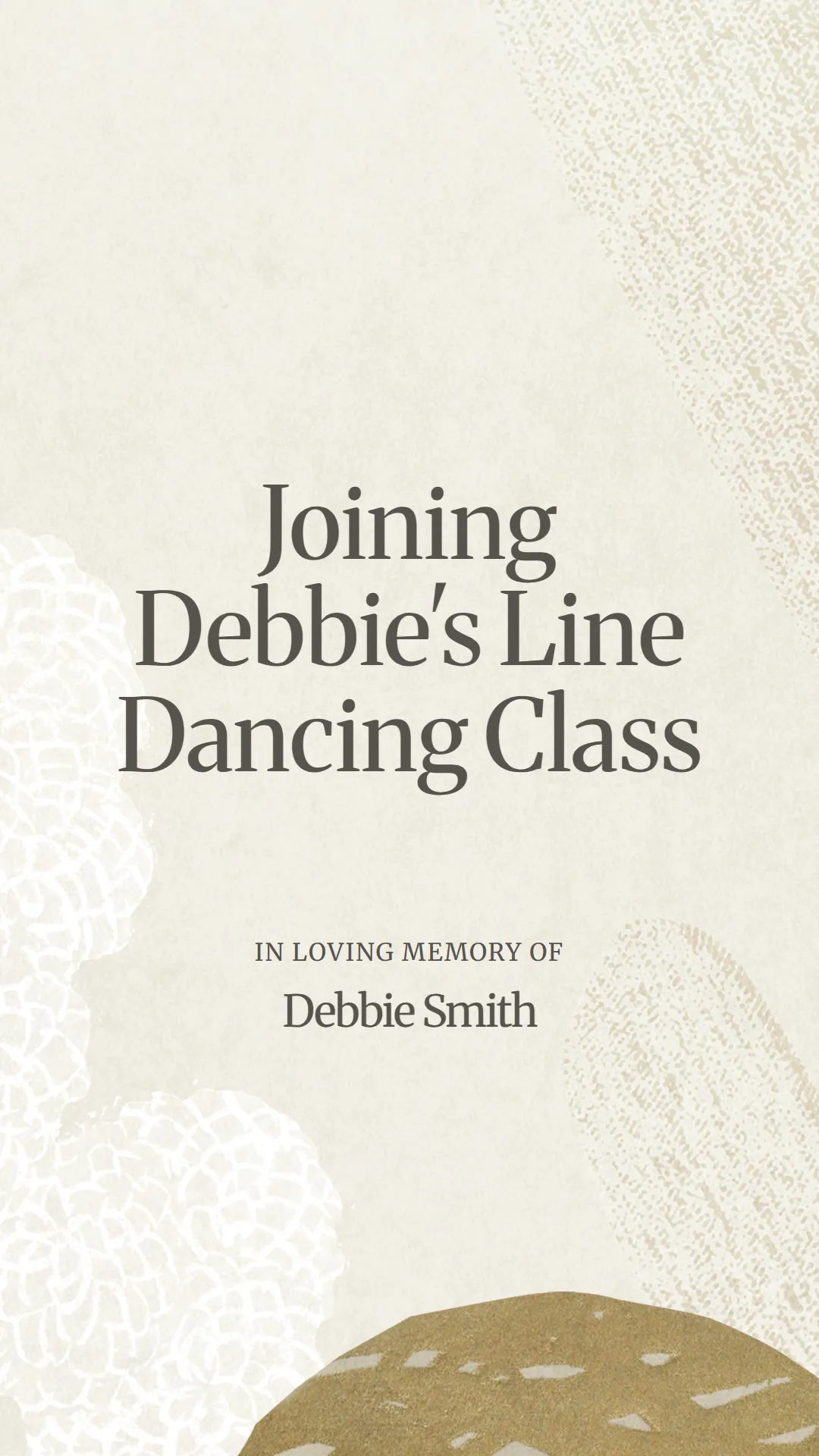 Joining Debbie's Line Dancing Class