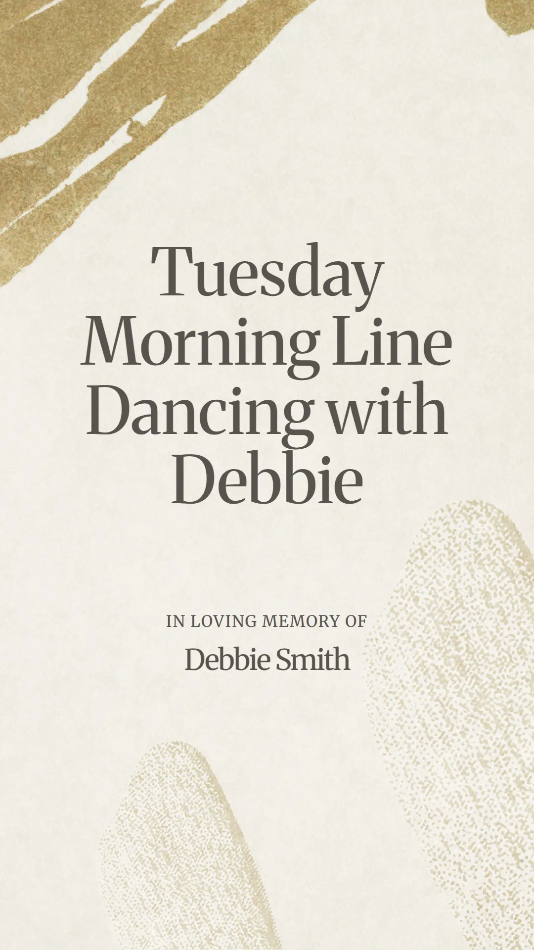 Tuesday Morning Line Dancing with Debbie