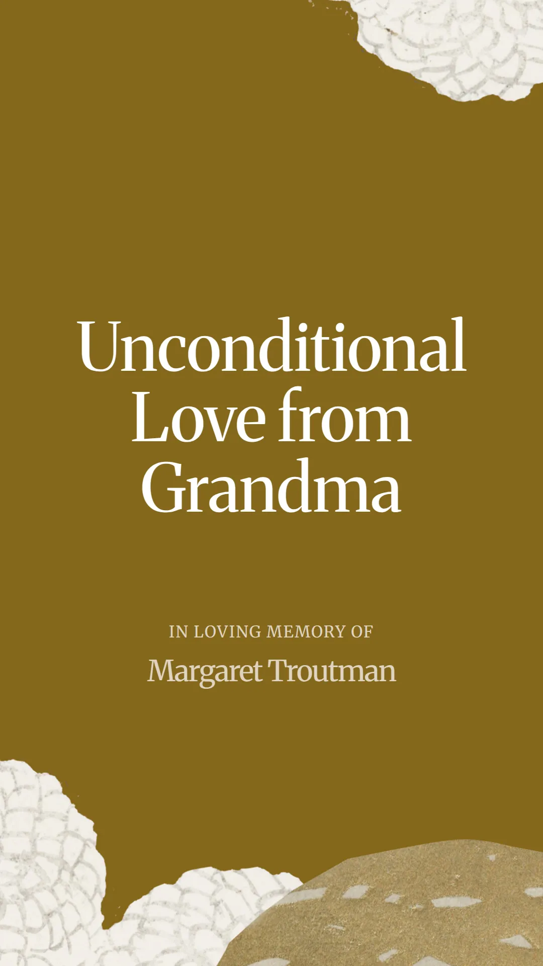 Unconditional Love from Grandma