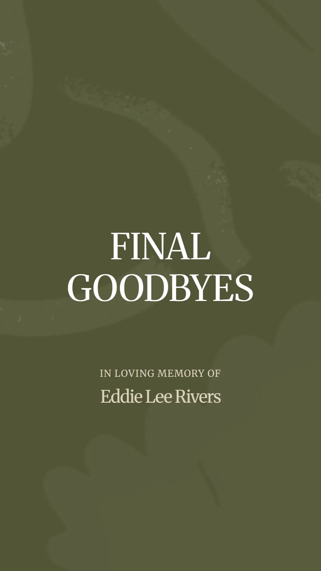 A Loving Farewell to Eddie Lee Rivers