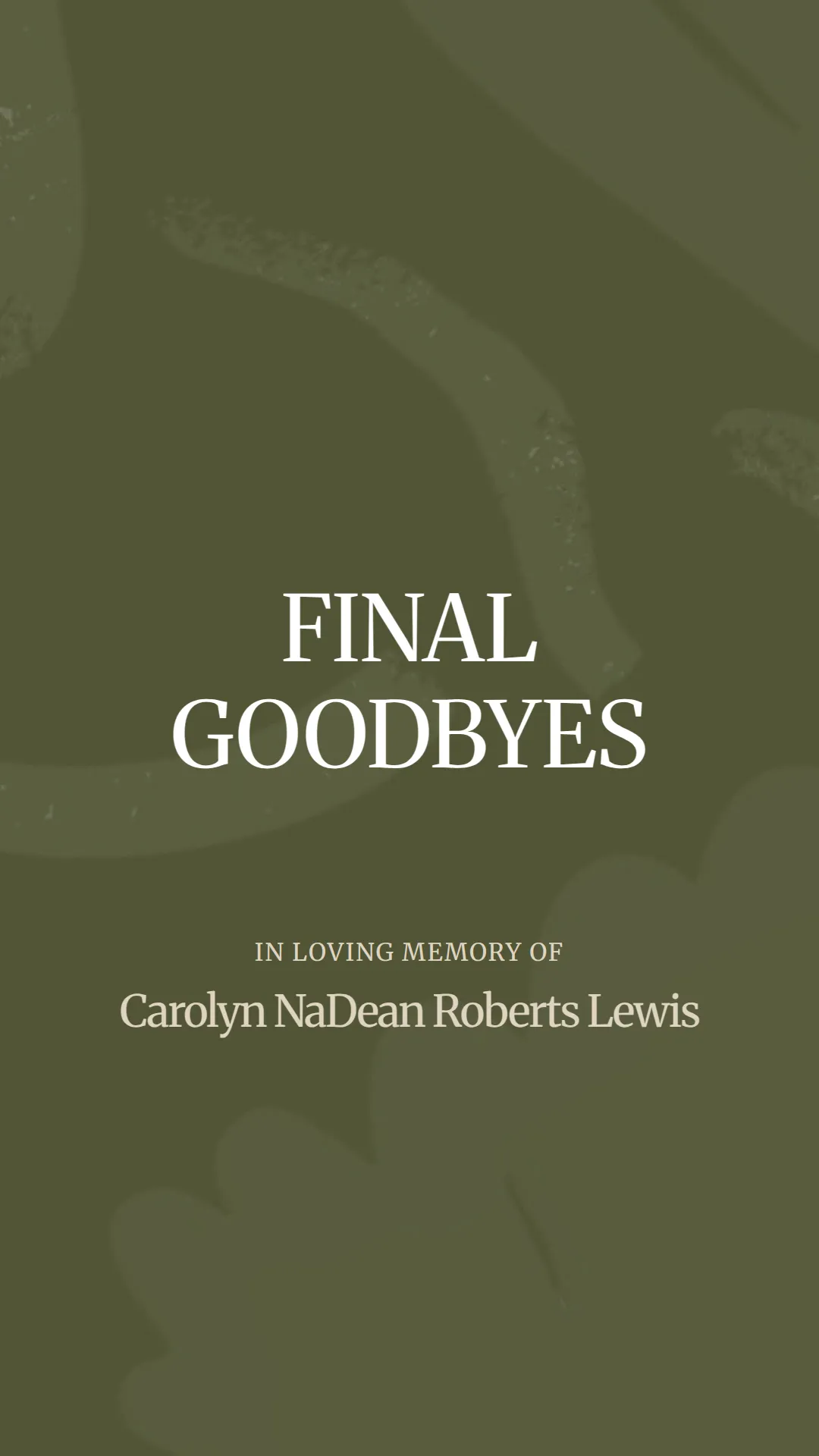 A Heartfelt Farewell to Carolyn Lewis