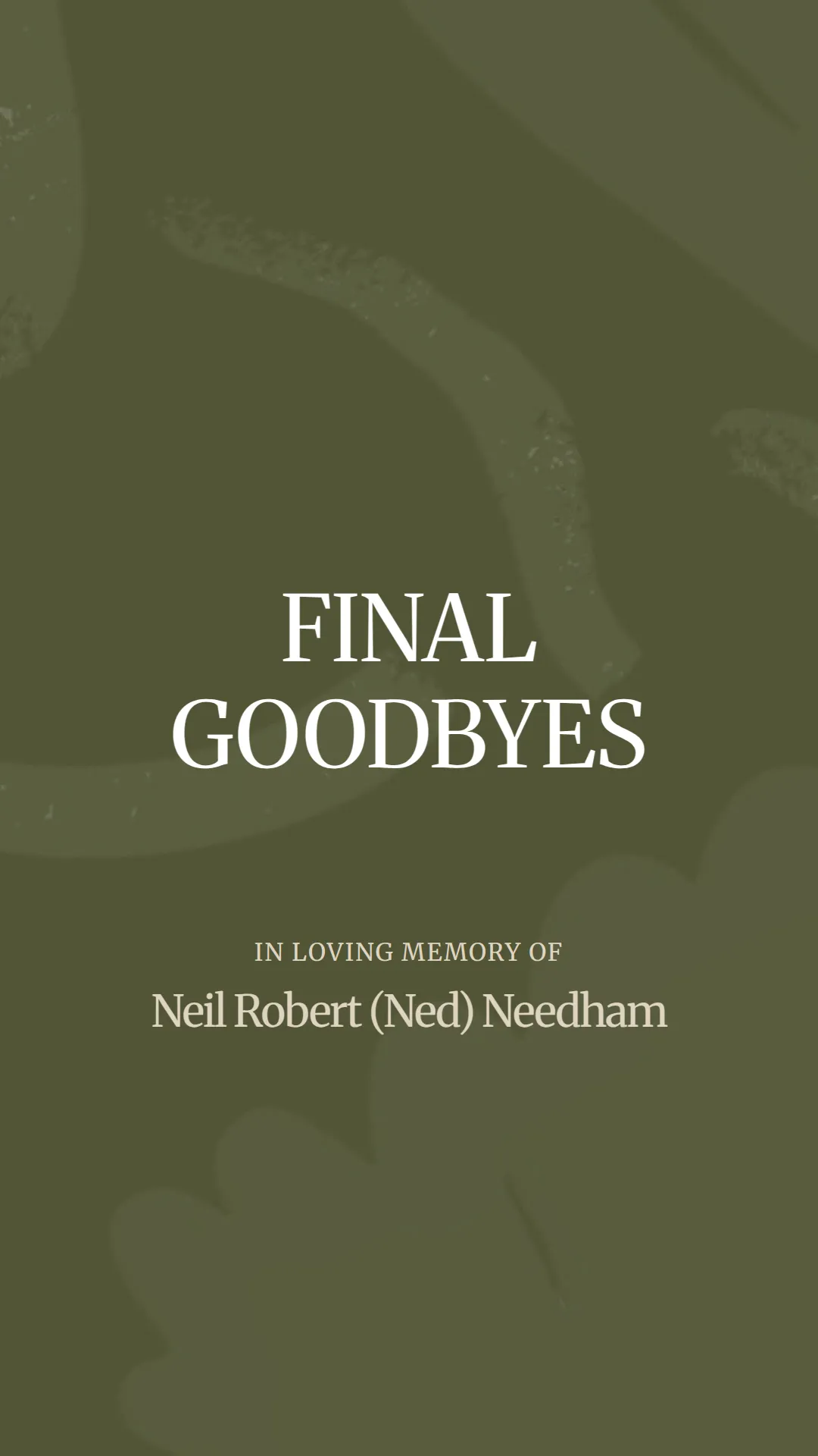 A Heartfelt Farewell to Ned Needham