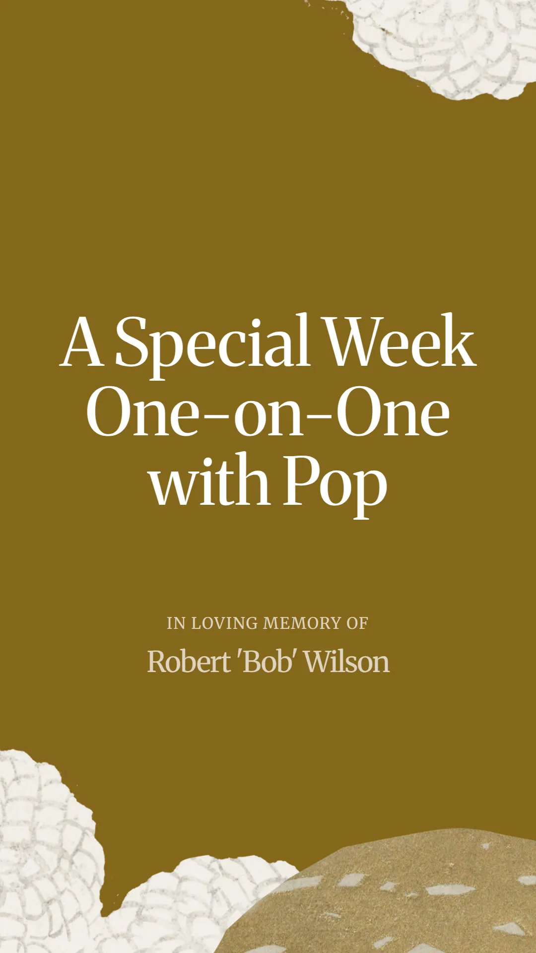 A Special Week One-on-One with Pop