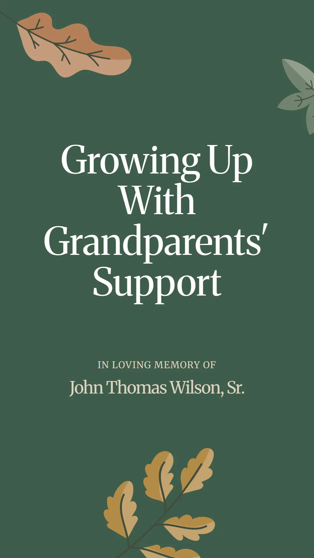 Growing Up With Grandparents' Support
