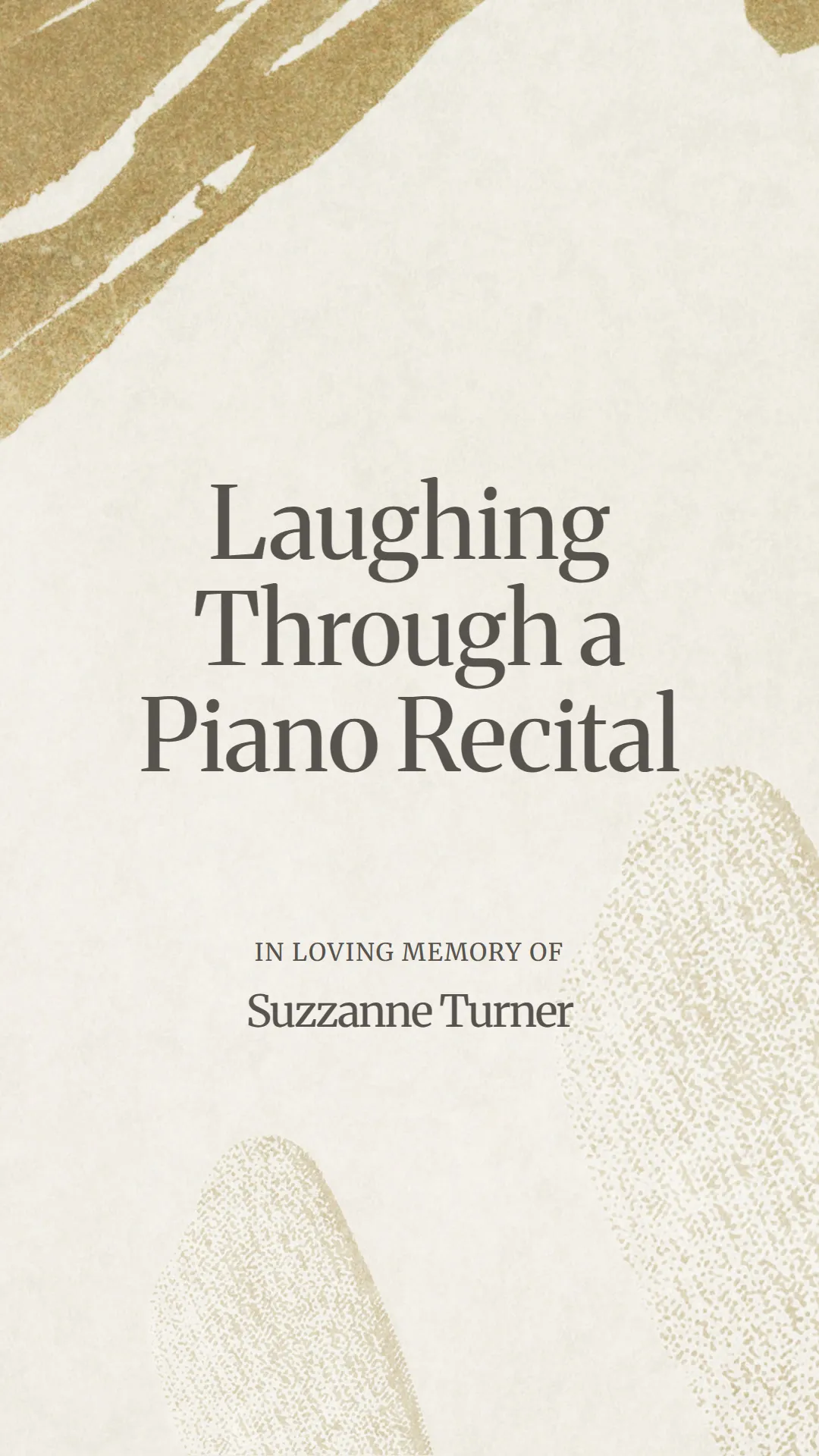 Laughing Through a Piano Recital