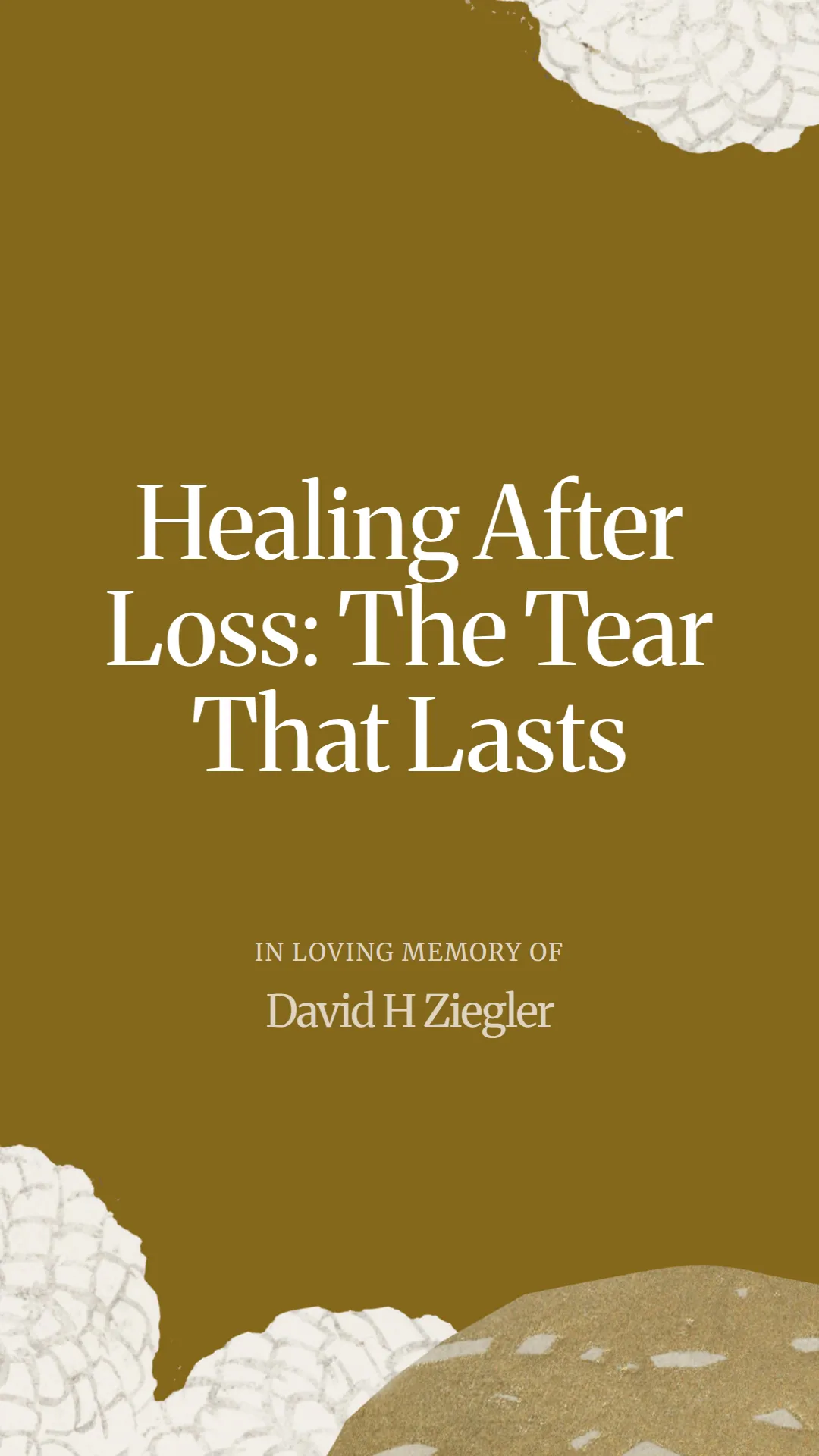 Healing After Loss: The Tear That Lasts
