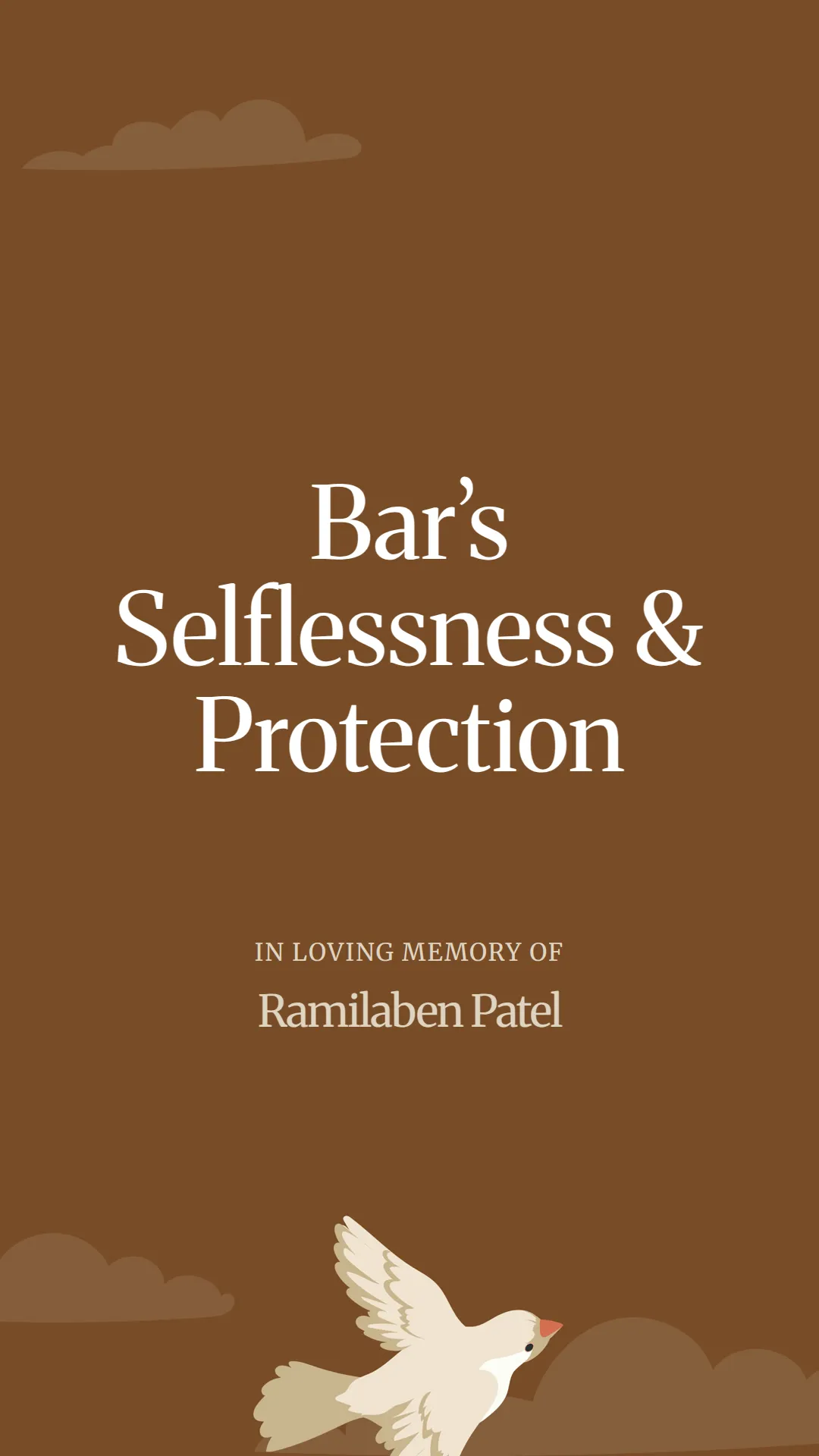 Bar’s Selflessness and Protection