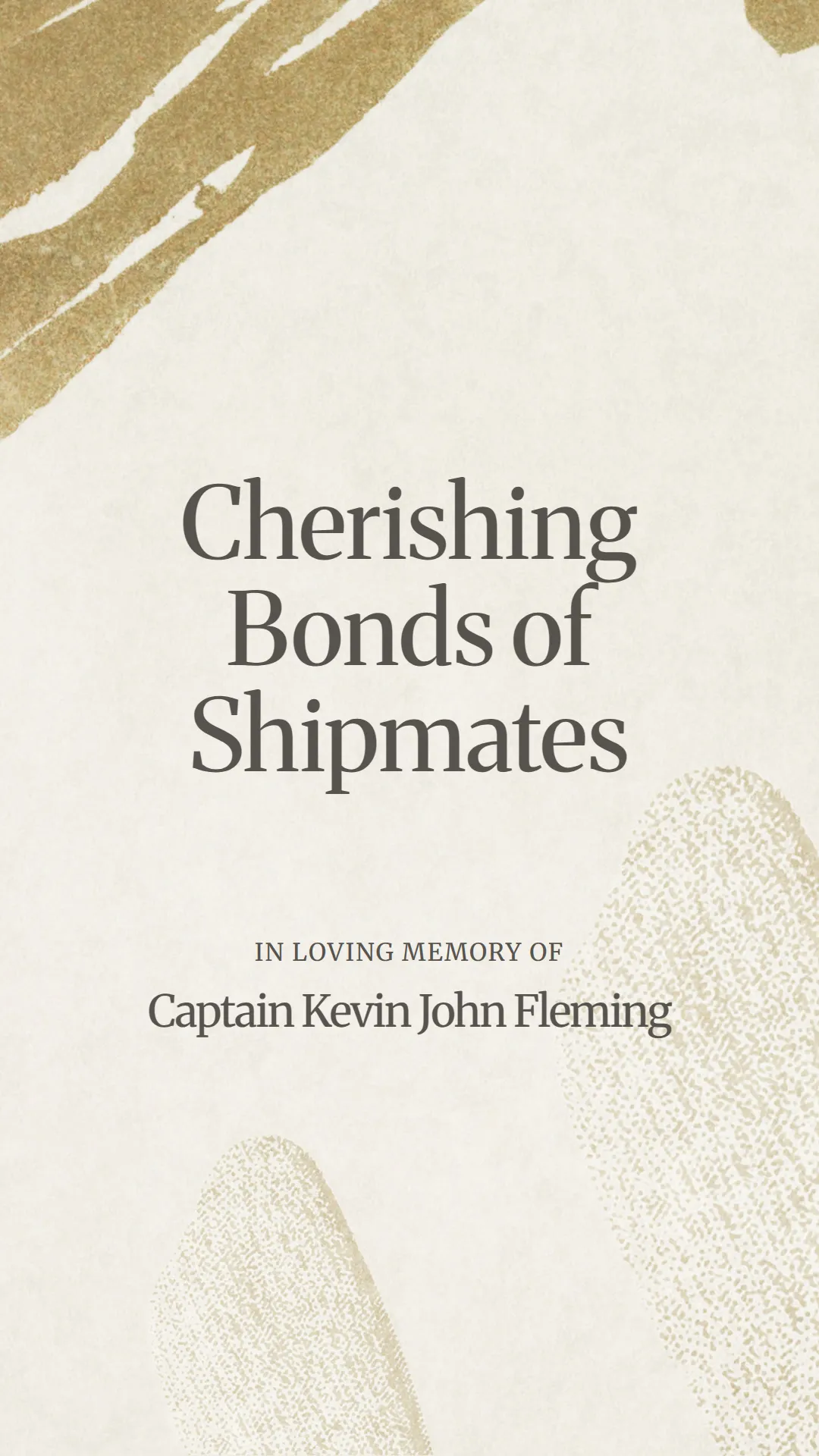 Cherishing Bonds of Shipmates