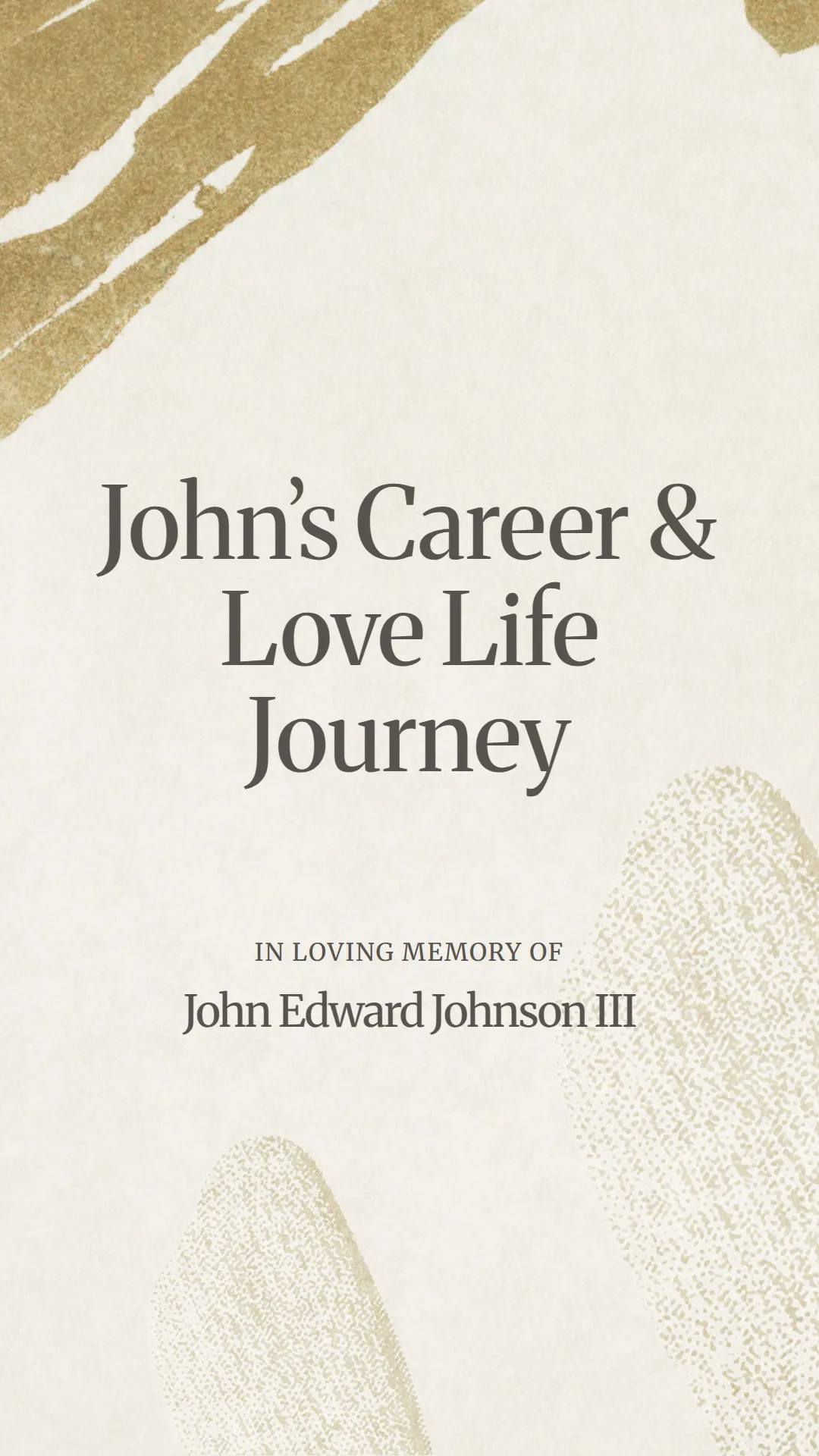John’s Career and Love Life Journey