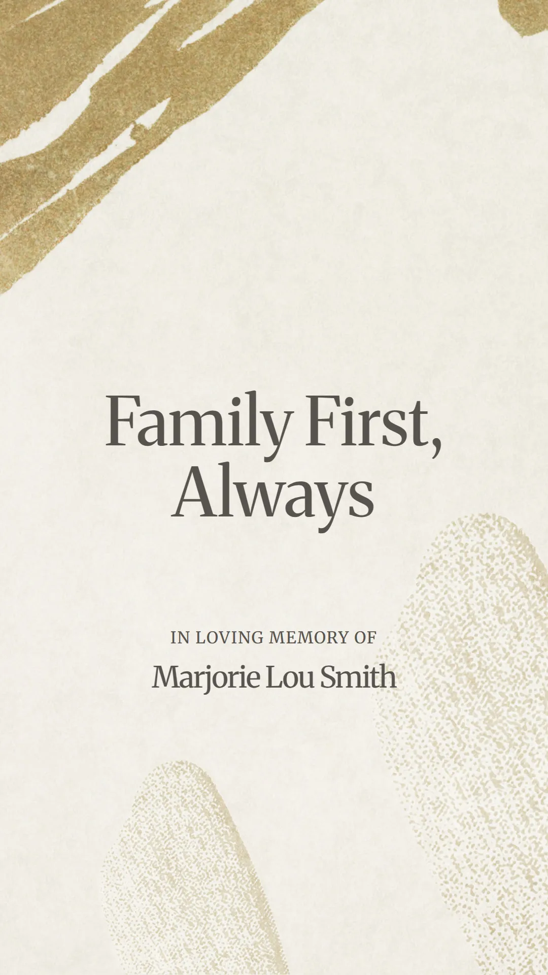 Family First, Always