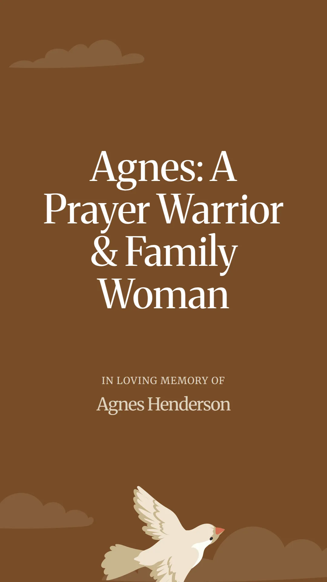 Agnes: A Prayer Warrior and Family Woman