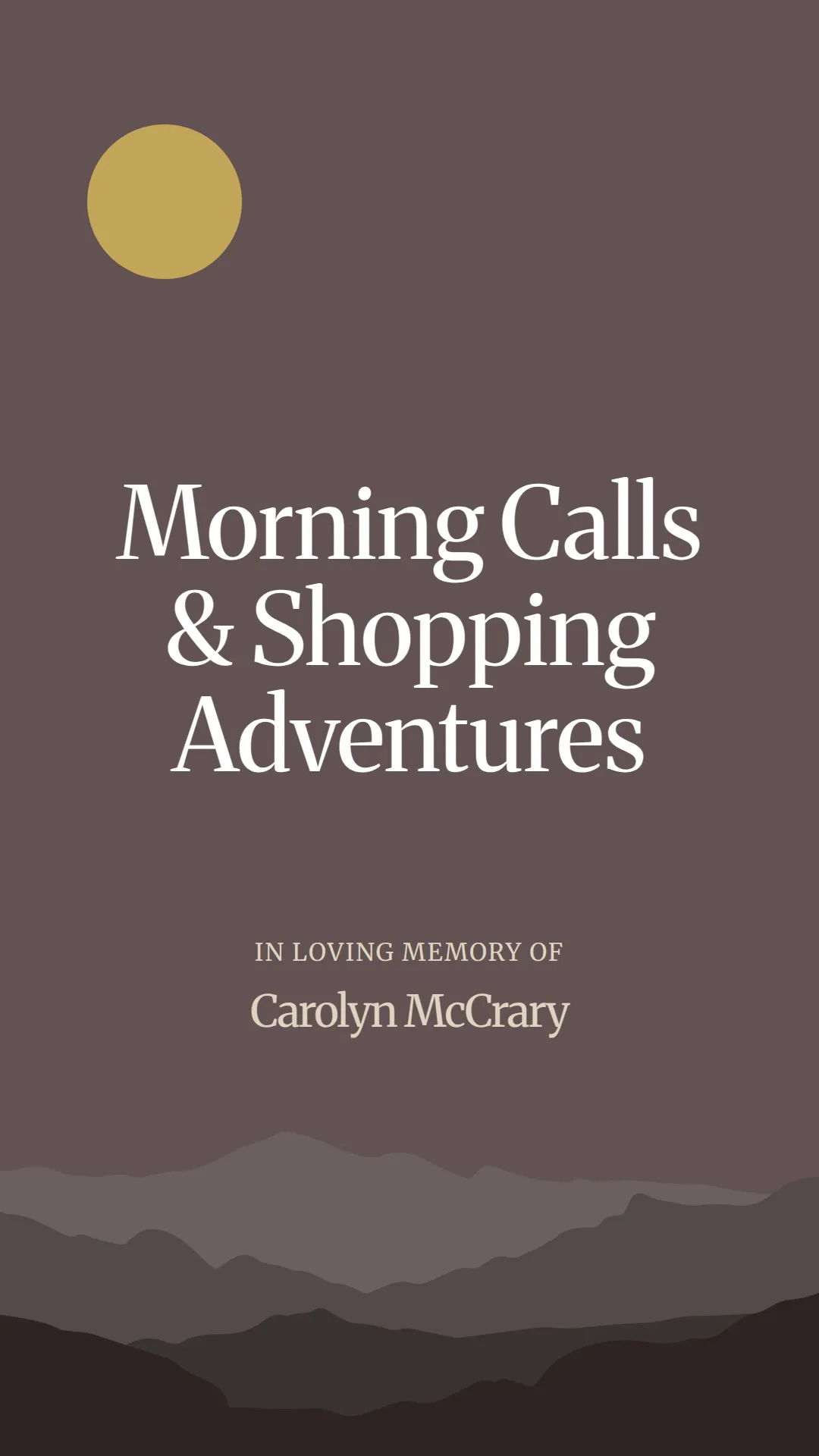 Morning Calls and Shopping Adventures