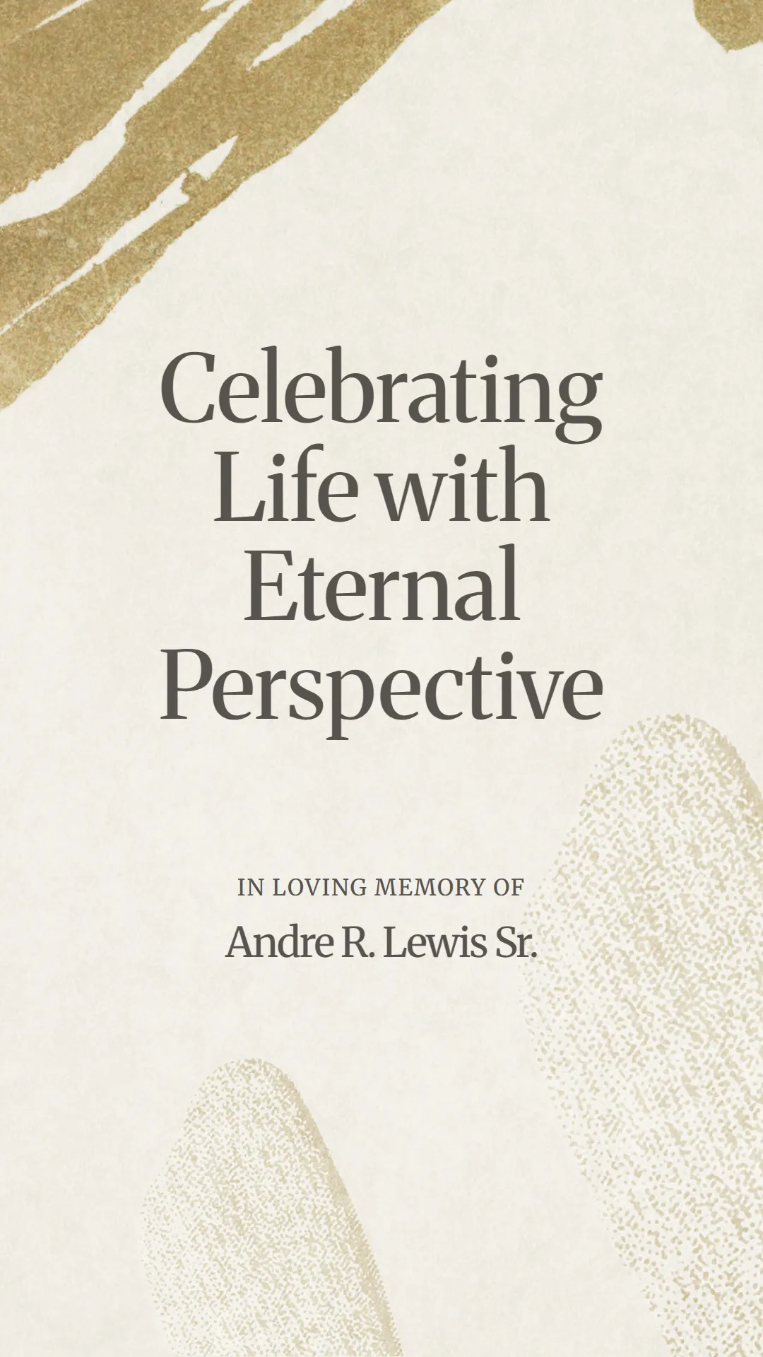 Celebrating Life with Eternal Perspective
